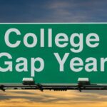 college gap year sign board