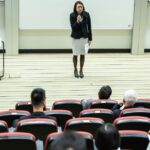 teacher and students in classroom