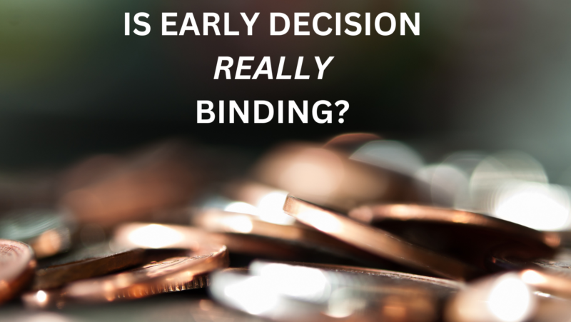 Is early decision really binding?