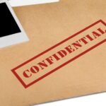 confidential written on envelope