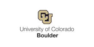 The University of Colorado Boulder logo with black and gold interlocking CU letters above the text University of Colorado Boulder on a light background.