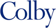 The word Colby written in large, blue serif font on a light gray background.