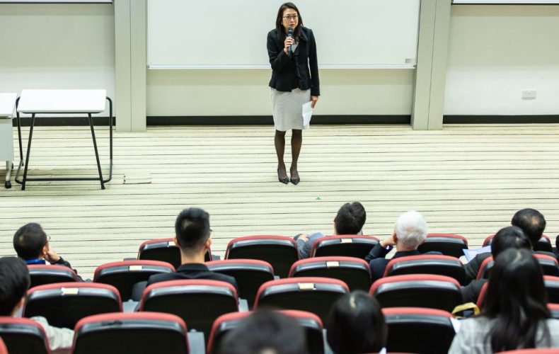 teacher and students in classroom