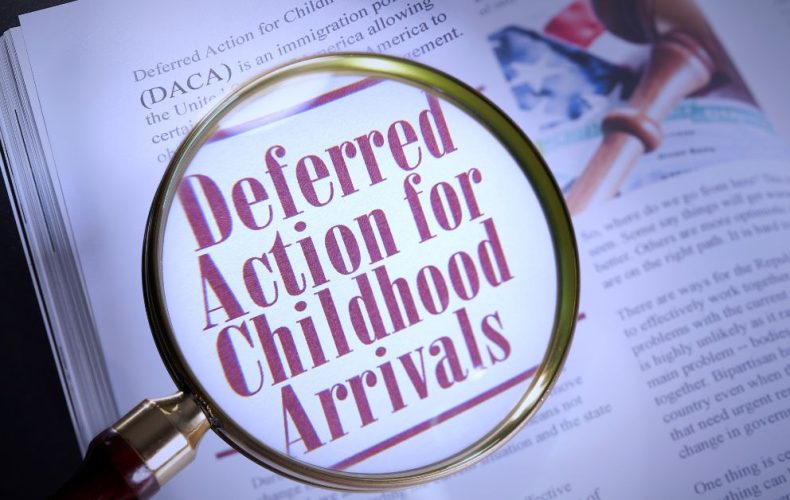 deferred action for childhood arrivals written in a book