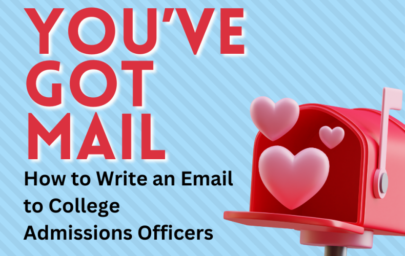 How to write an email to college admissions officers